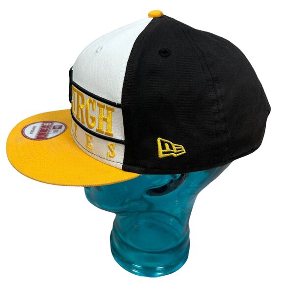 New Era 9FIFTY Pittsburgh Pirates Baseball Cap Men's Snapback Hat Retro White - Picture 3 of 8